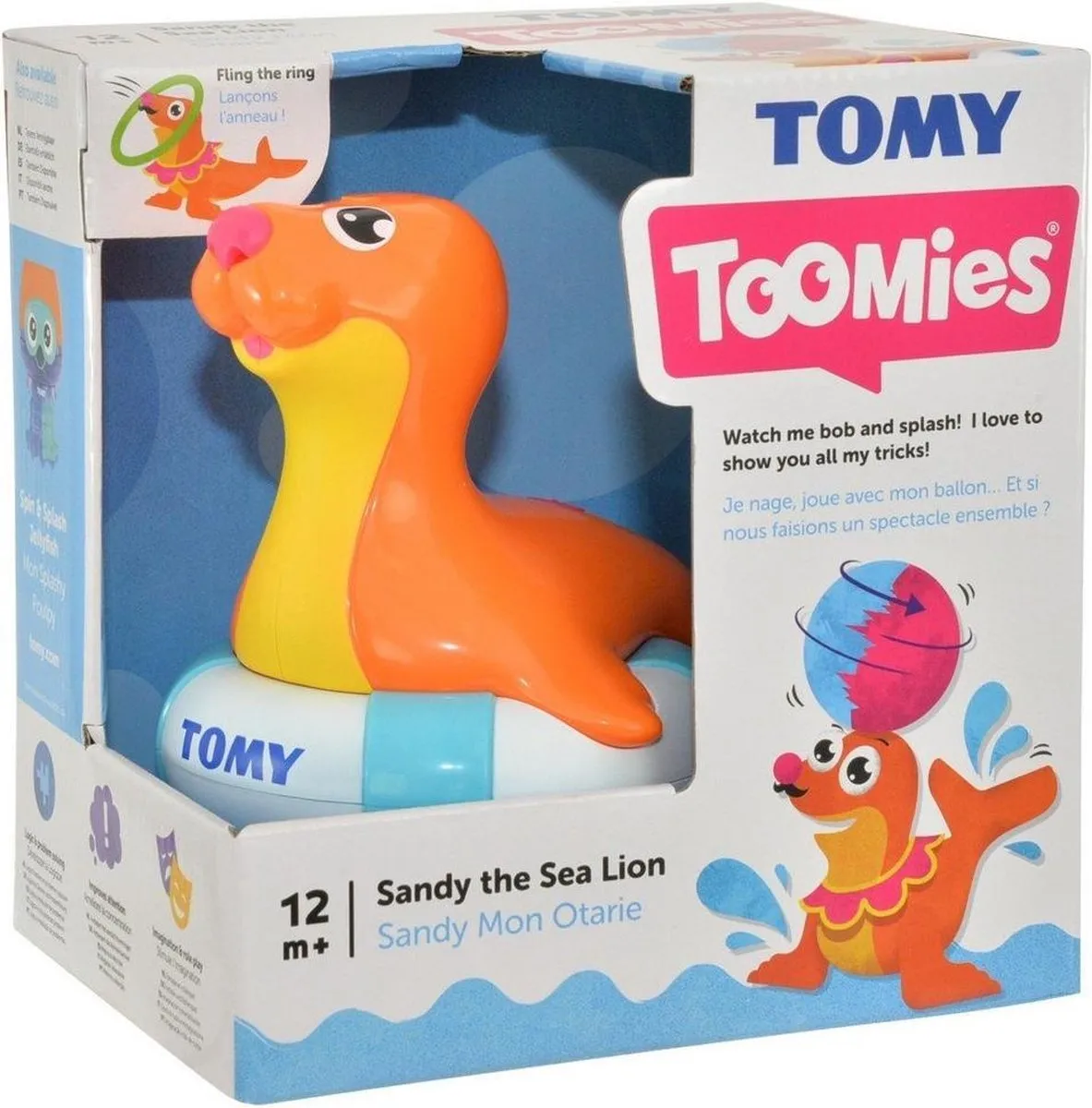 Tomy Sandy de Zeehond Badspeelgoed E72609 - Multicolor - afbeelding 2 van 5