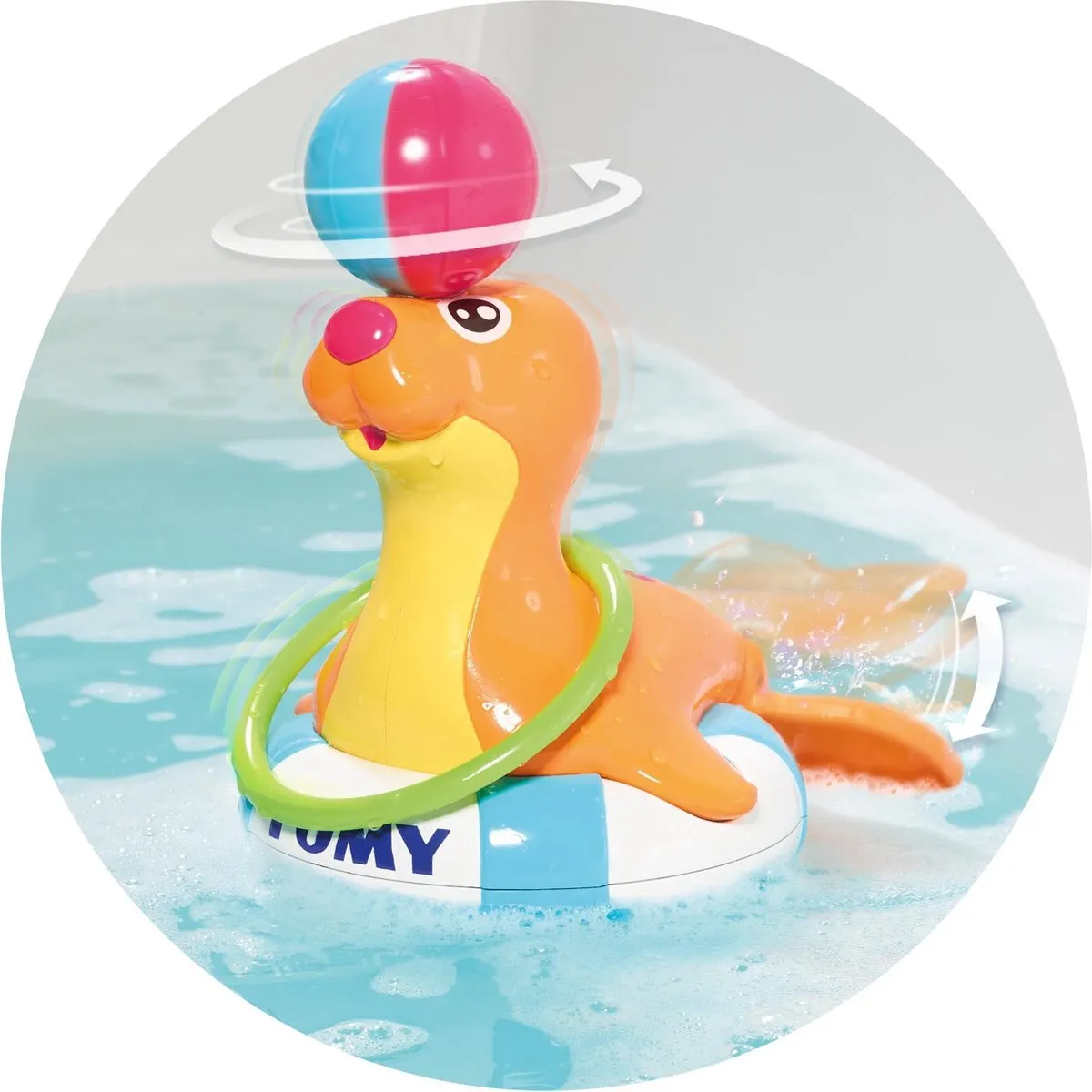 Tomy Sandy de Zeehond Badspeelgoed E72609 - Multicolor - afbeelding 4 van 5