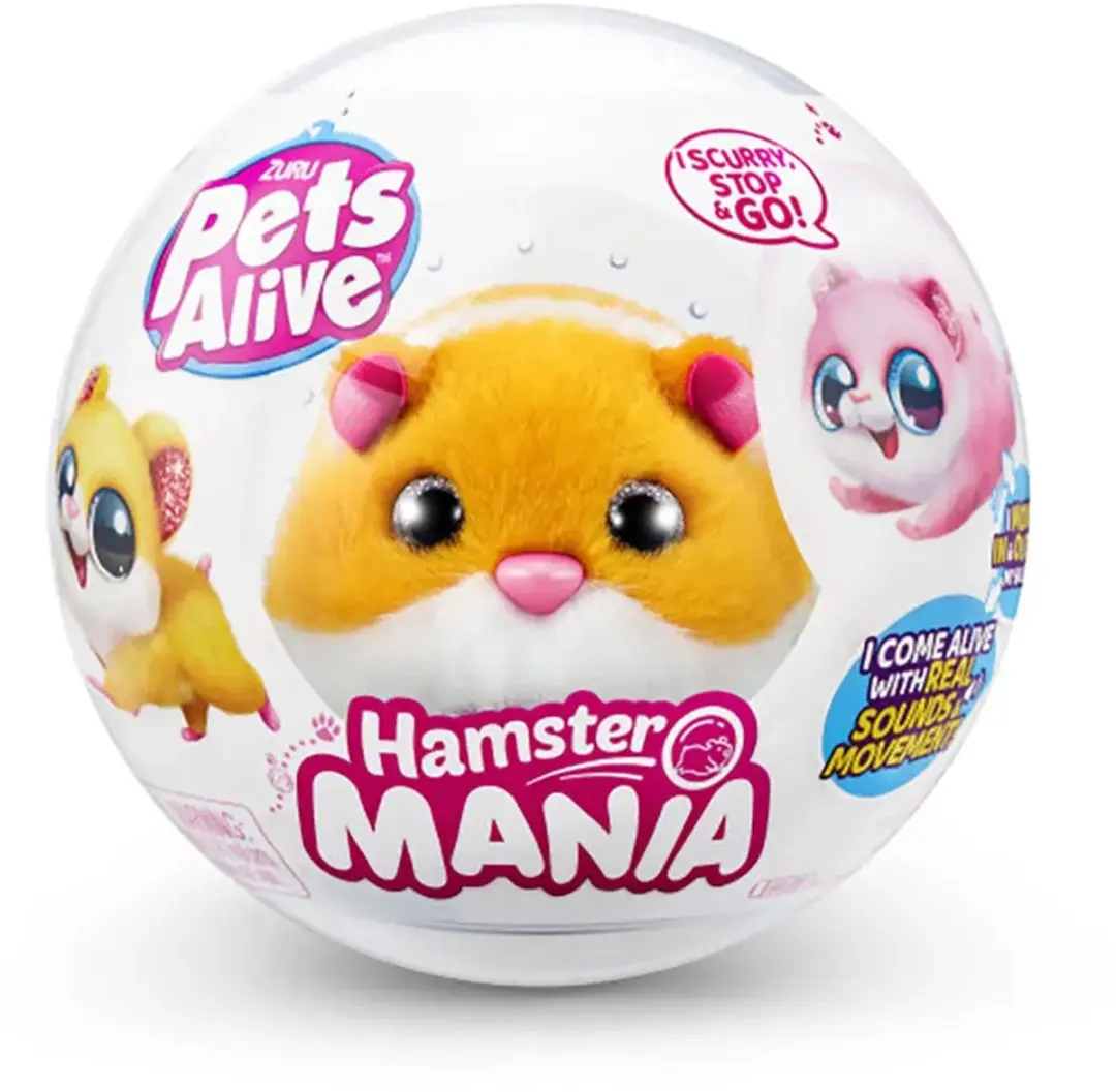 ZURU Pets Alive Hamstermania Series 1 Capsule - Multicolor