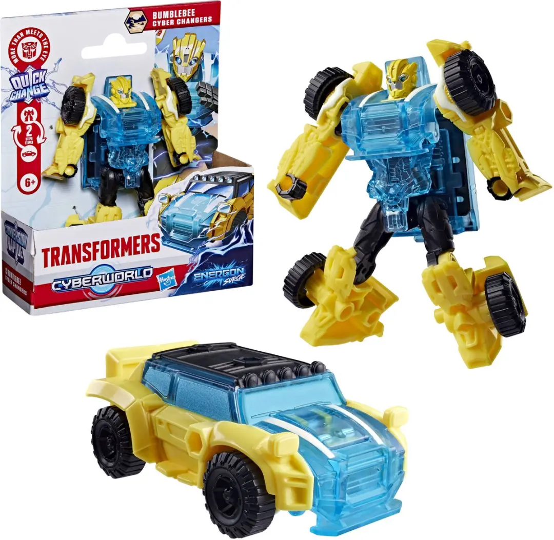 Transformers Cyber Changers Bumblebee Engeron Surge G3257 Actiefiguur