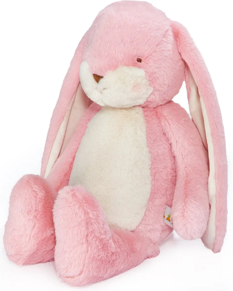 Bunnies By The Bay Floppy Nibble Knuffelkonijn - Koraalroze - 52 cm
