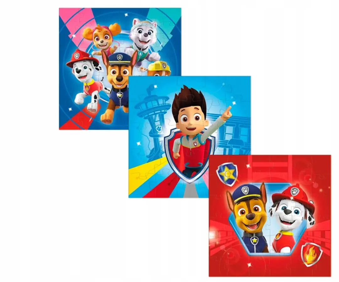 PAW Patrol Educatieve Puzzels 3-in-1 - 115 Stuks - Meerkleurig