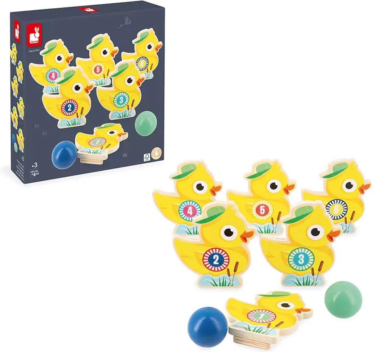 Janod Applepop Bowling Eendjes