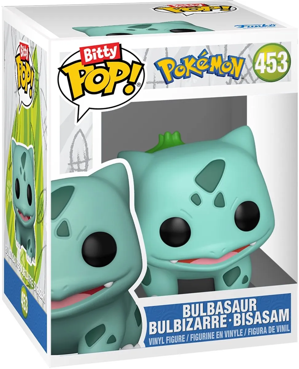 Funko Pokémon Bitty Pop 4 Pack - Bulbasaur - 2.5cm - Veelkleurig - afbeelding 6 van 6