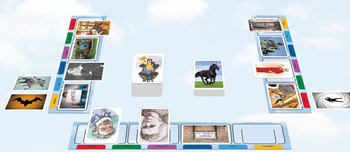 Tactic Helden van de Wereld – Educatief spel – Leer wereldberoemde personen – 185 Kaarten – 6 Speelborden met werelddelen