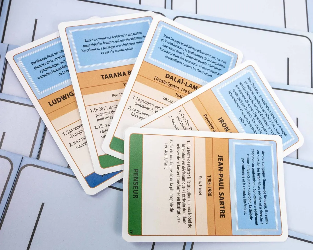 Tactic Helden van de Wereld Educatief Spel - 185 Kaarten - afbeelding 6 van 6