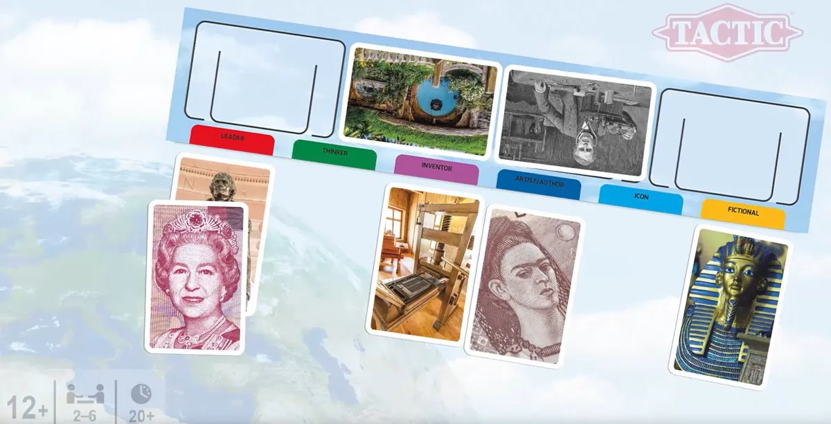 Tactic Helden van de Wereld Educatief Spel - 185 Kaarten