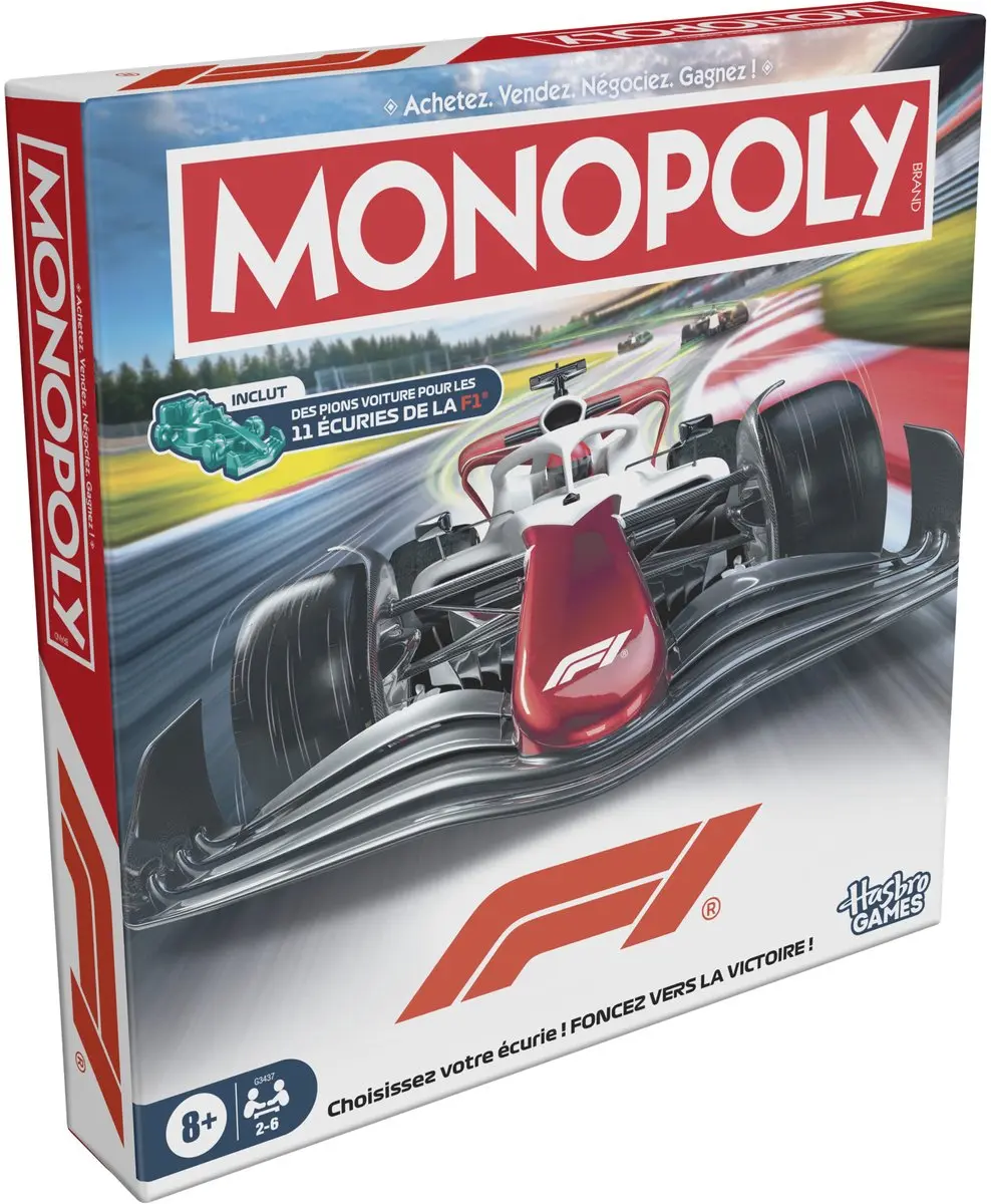 Monopoly F1 Bordspel
