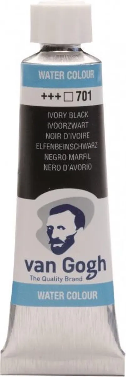 Van Gogh Aquarelverf Tube 701 Ivoorzwart 10ml
