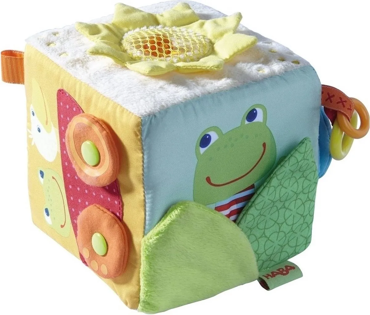 Haba Speelkubus Toverkikker 10x10cm - Multicolor