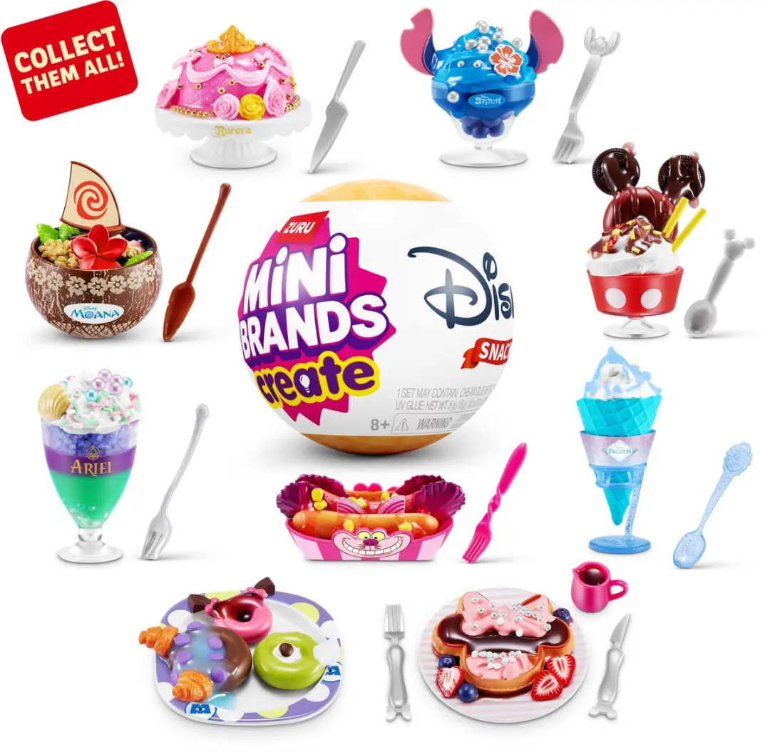 Zuru Disney Snacks Verrassingsbal - 60+ Miniaturen - Meerkleurig