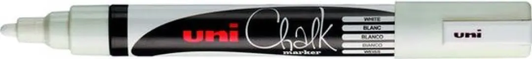 uni-ball Chalk Witte Krijtstiften - 6 Stuks