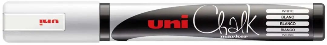 uni-ball Chalk Witte Krijtstiften - 6 Stuks