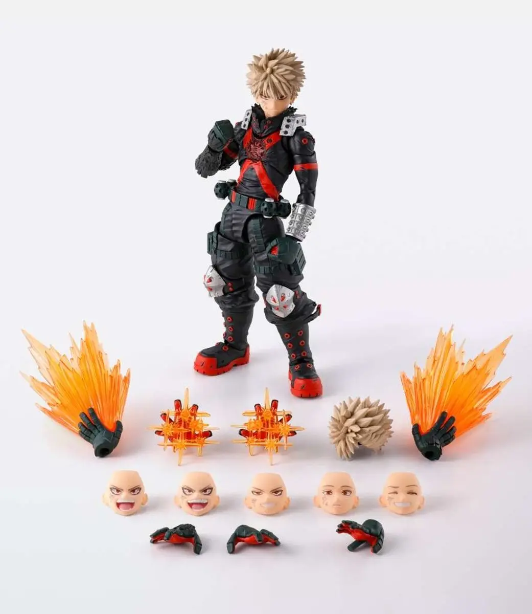 Bandai Tamashii Nations My Hero Academia S.H. Figuarts Katsuki Bakugo - Multicolor
