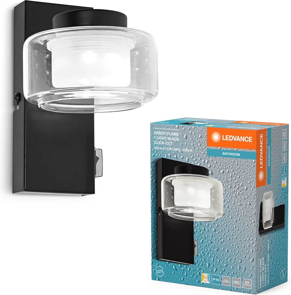 LEDVANCE Orbis Flame Wandlamp 5,5W
