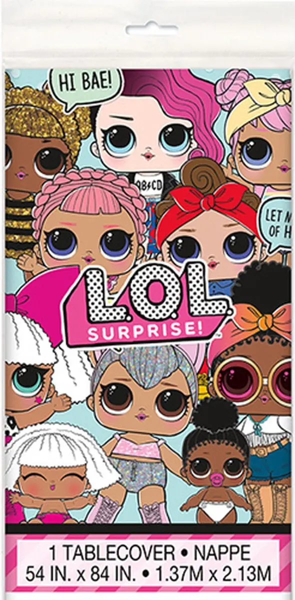 LOL Surprise! Haza Original Tafelkleed 137x213cm - Multicolor