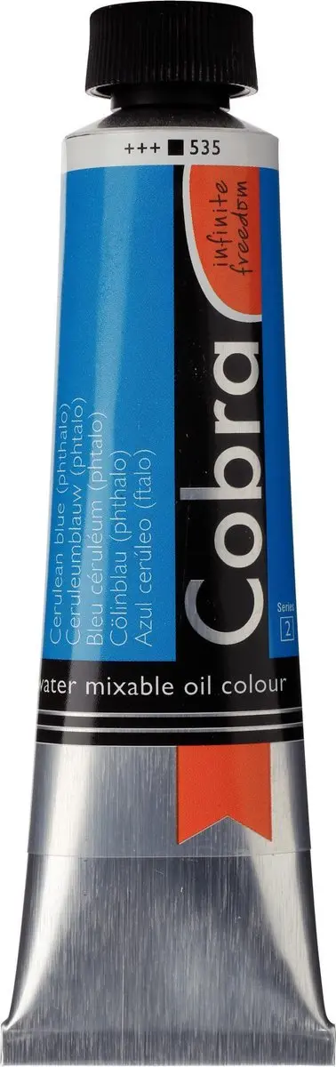 Cobra Olieverf #535 Ceruleumblauw Phtalo 40ml