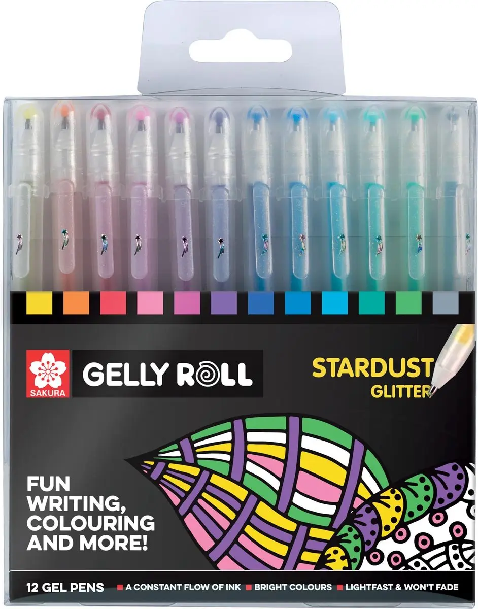 Sakura Gelly Roll Stardust Gelschrijver - 6 Stuks