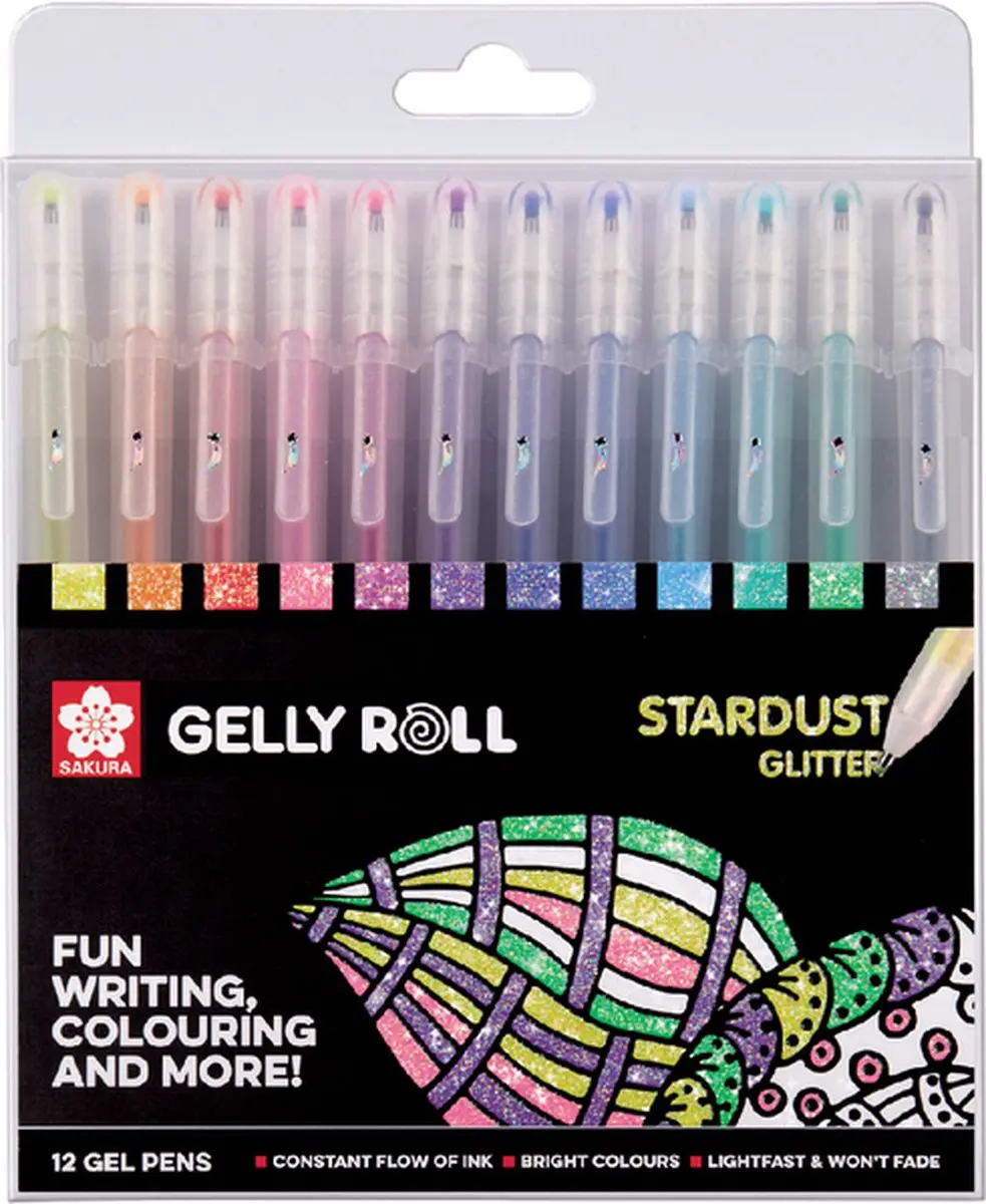 Sakura Gelly Roll Stardust Gelschrijver - 6 Stuks