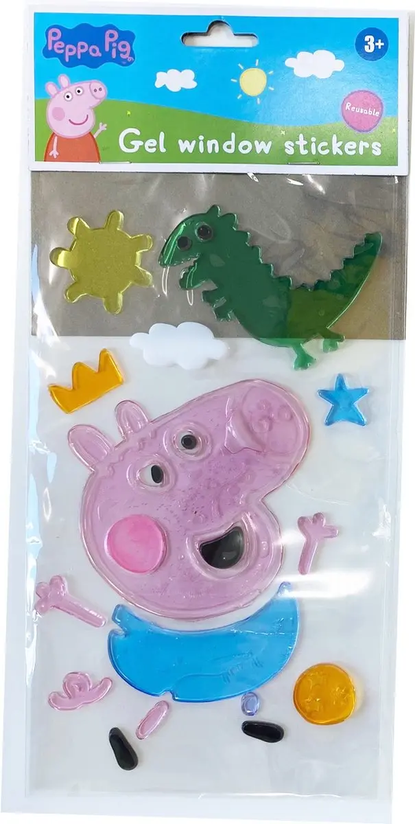 Peppa Pig Raamstickers Dino
