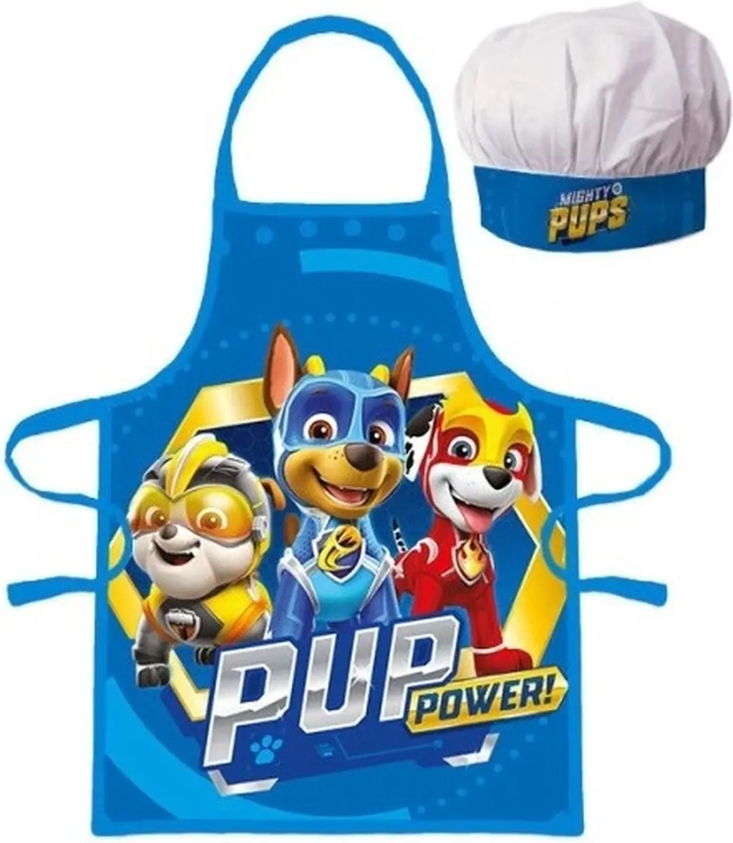PAW Patrol Keukenset - Schort met Muts - One Size - Multicolor