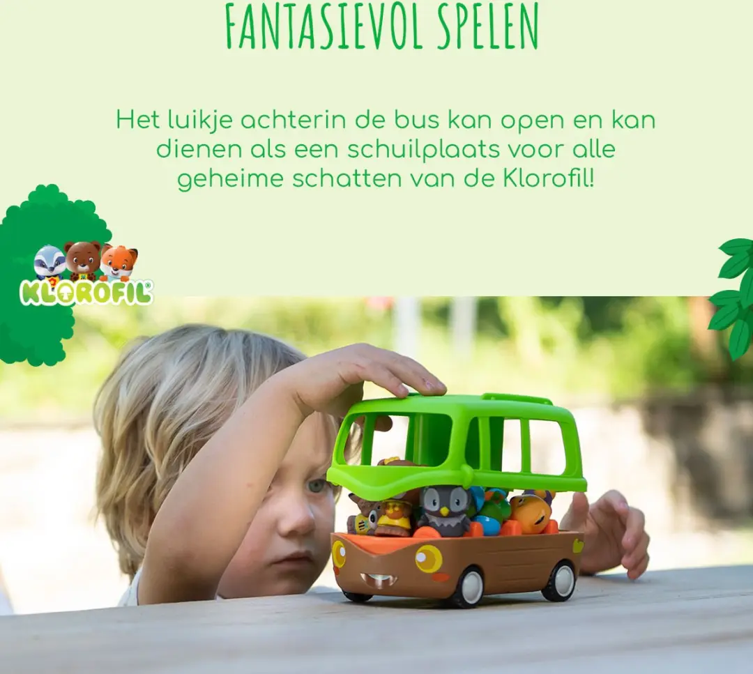 Klorofil De Avonturen Bus Speelset Nocty - 700203 - Avonturenbus