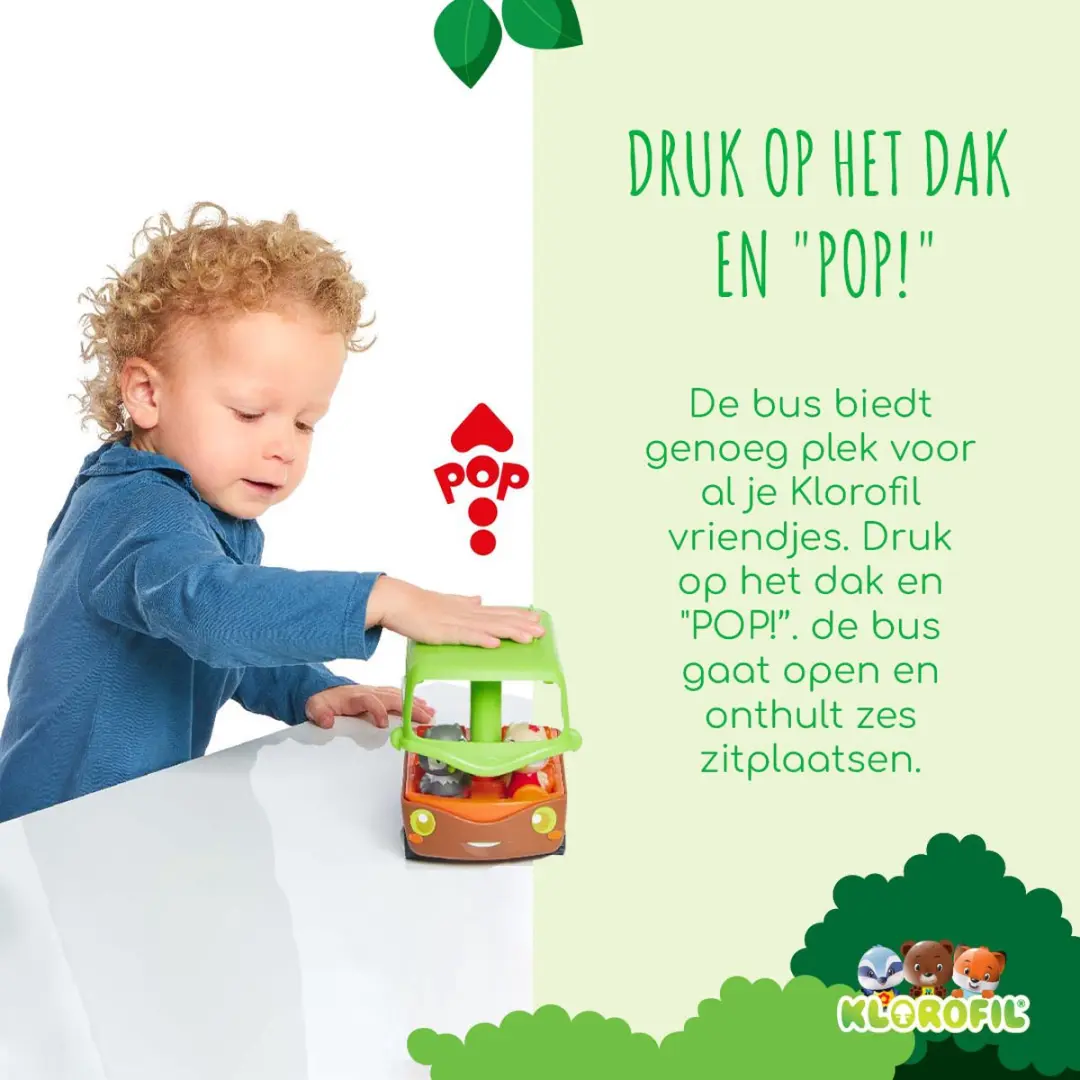 Klorofil De Avonturen Bus Speelset Nocty - 700203 - Avonturenbus