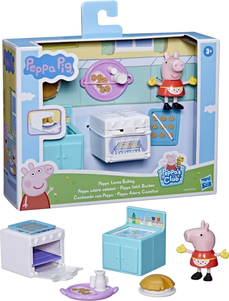 Peppa Pig Peppa Loves Baking Speelfiguur F4393 - Multikleur