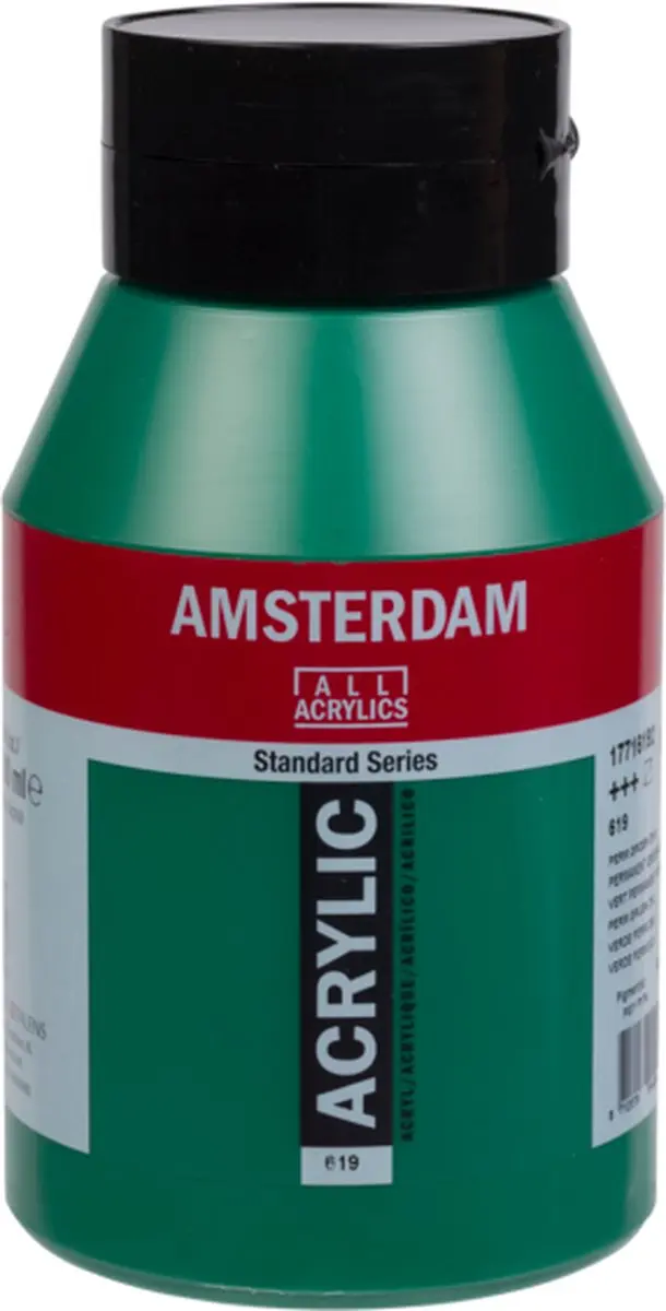 Amsterdam Acrylverf Permanentgroen Donker 1000ml