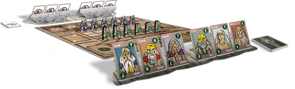 Tactic Odin's Table – Bordspel – Strategisch Vikings Duel – Goddelijke Krachten en Tactiek – Vikings Tales Serie – 2 Spelers – Vanaf 15 Jaar