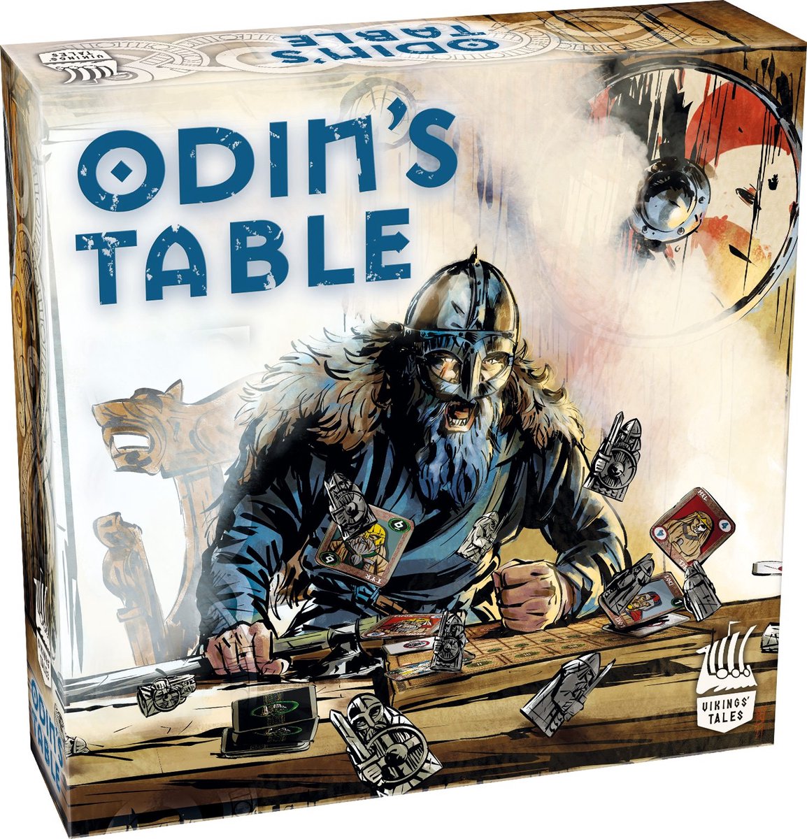 Tactic Odin's Table – Bordspel – Strategisch Vikings Duel – Goddelijke Krachten en Tactiek – Vikings Tales Serie – 2 Spelers – Vanaf 15 Jaar