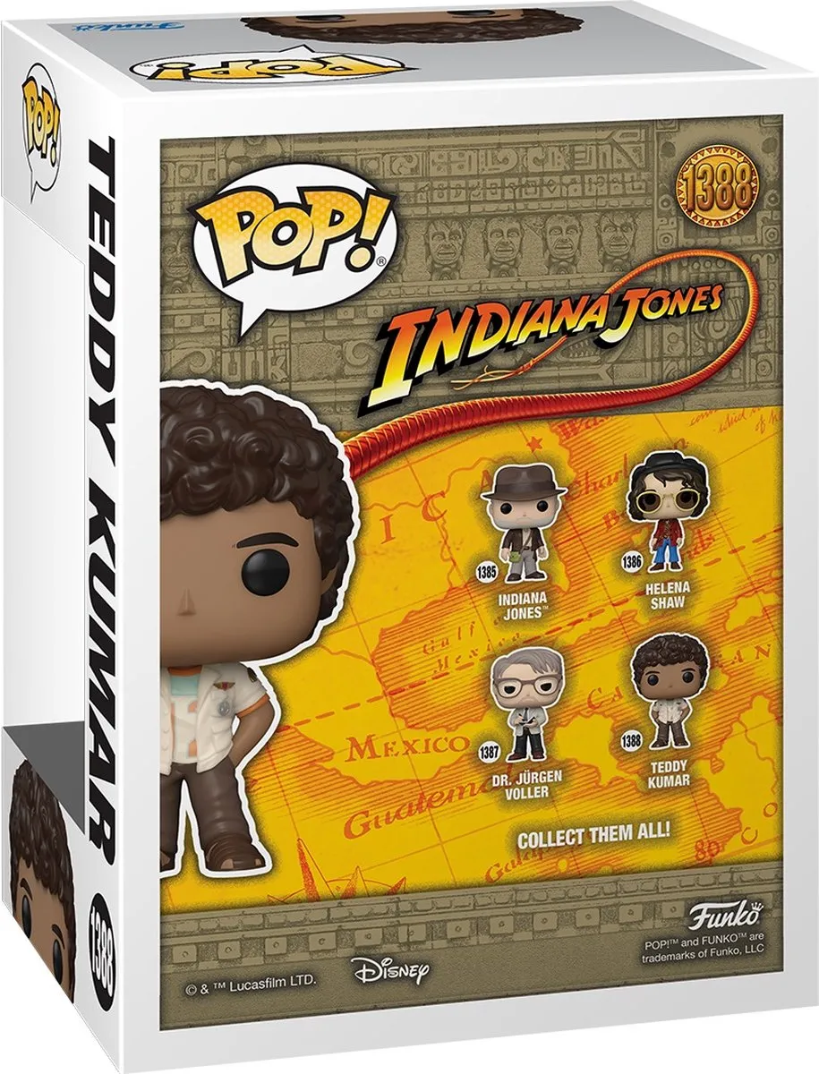 Funko POP! Indiana Jones Teddy Kumar 70811 - Verzamelfiguur 9cm - Multicolor