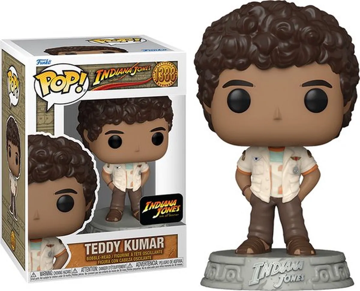 Funko POP! Indiana Jones Teddy Kumar 70811 - Verzamelfiguur 9cm - Multicolor