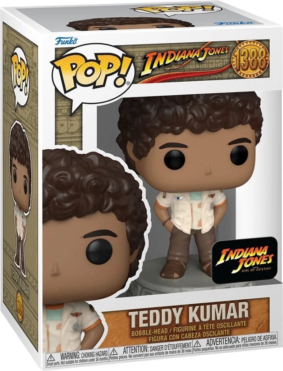 Funko POP! Indiana Jones Teddy Kumar 70811 - Verzamelfiguur 9cm - Multicolor