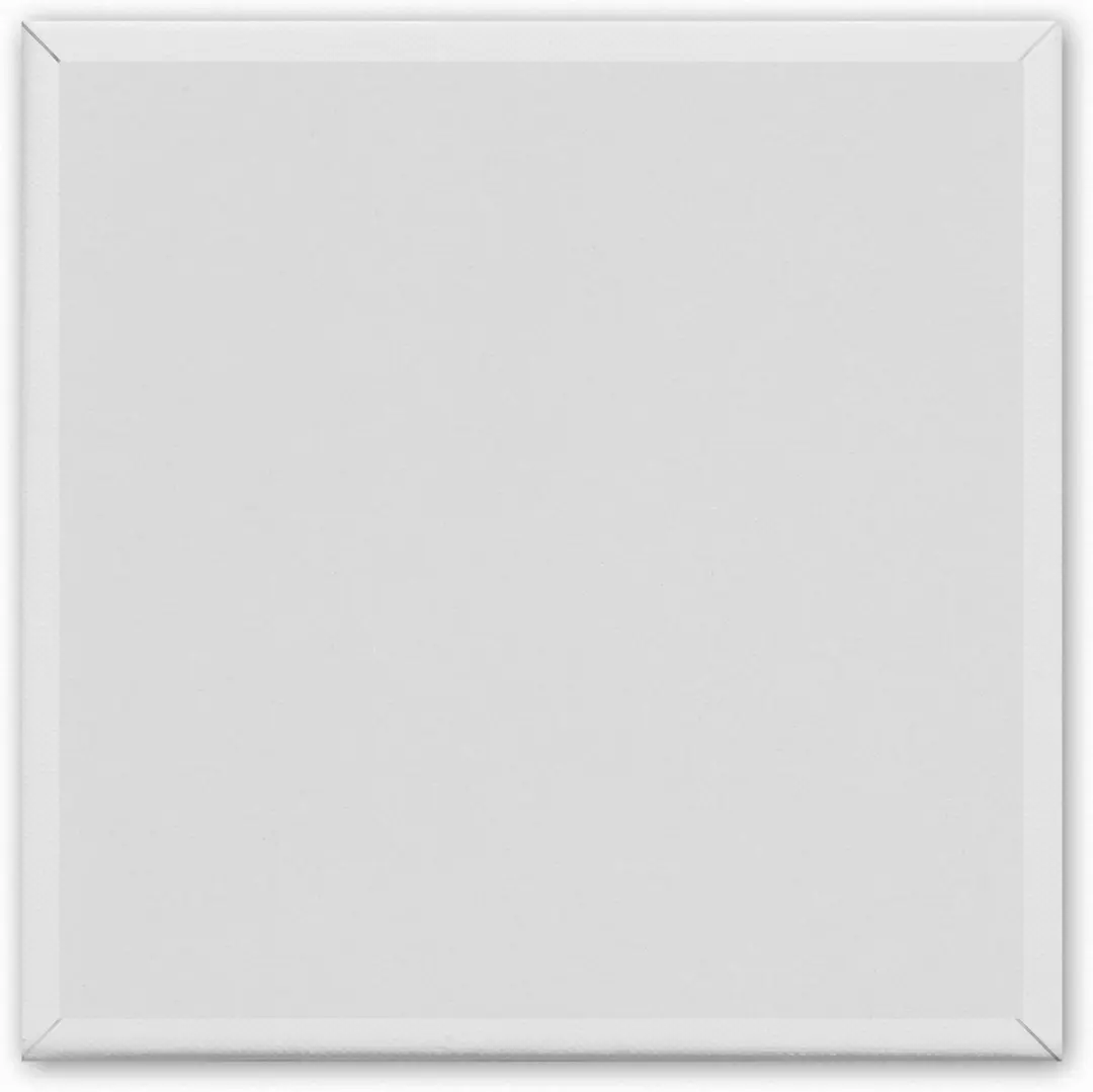 Kangaro Canvaspaneel 20x20cm - 5 Stuks - 3mm Board - 280gr Katoen - Wit