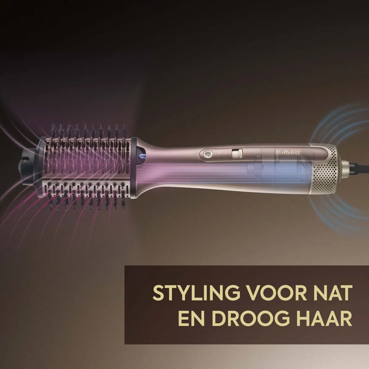 Babyliss Air Power Volume AS95E Föhnborstel - 1000W - Goud