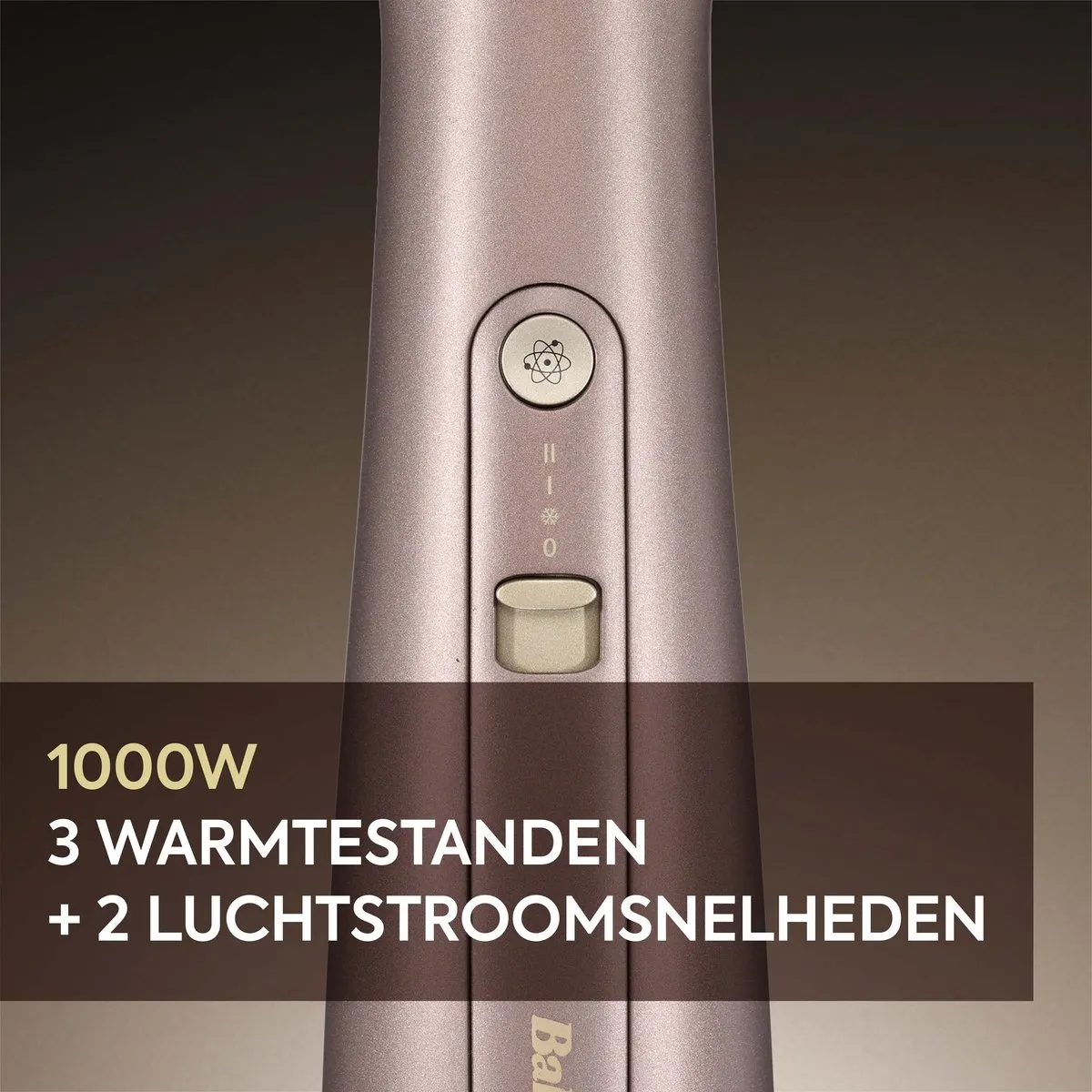 Babyliss Air Power Volume AS95E Föhnborstel - 1000W - Goud
