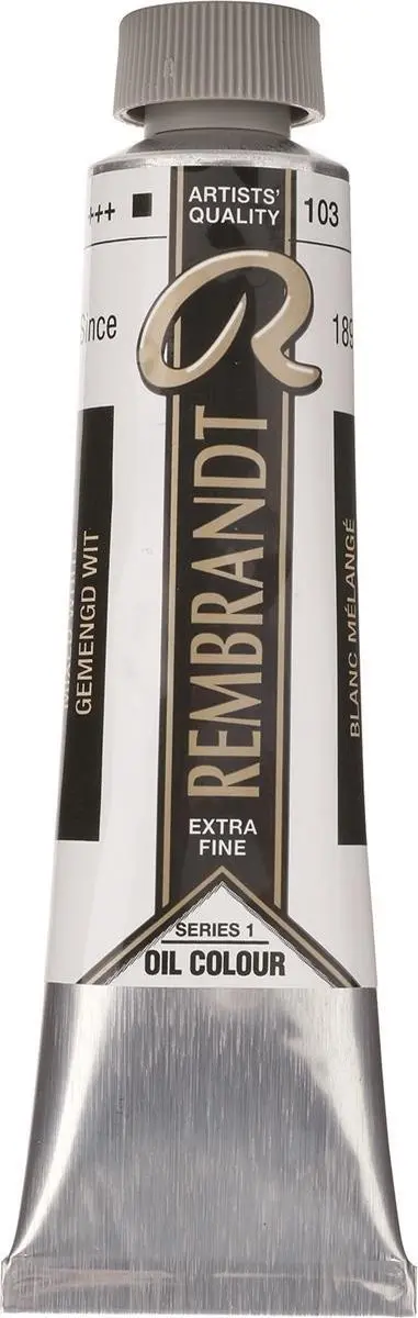 Rembrandt Olieverf Tube Gemengd Wit 103