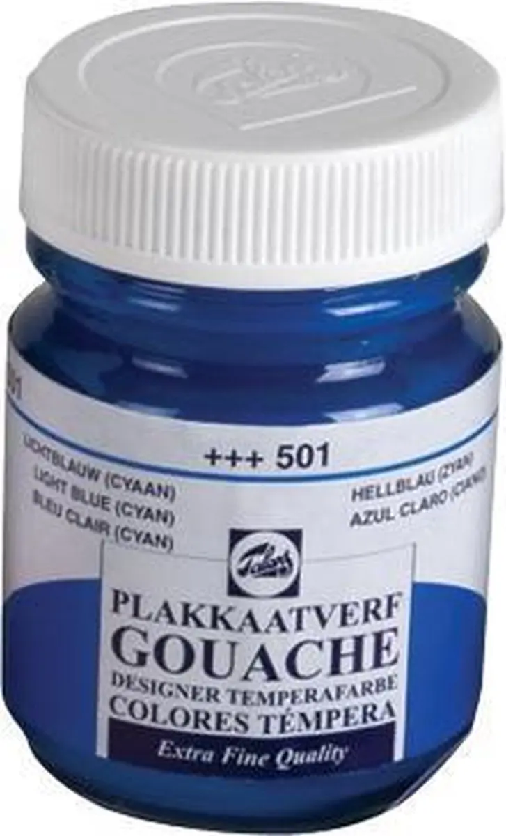Royal Talens Plakkaatverf Extra Fijn 50ml - Lichtblauw (Cyaan)