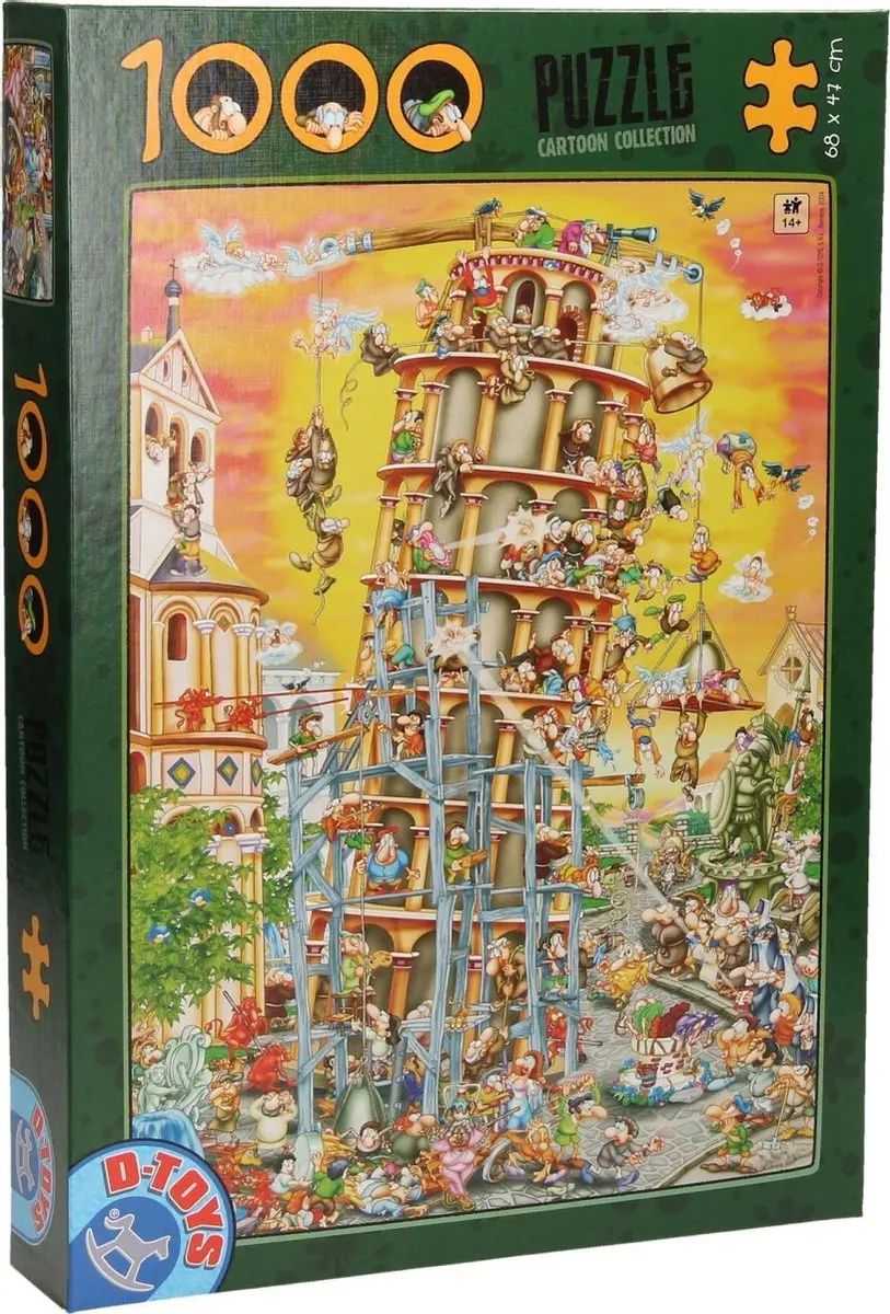 D-Toys Toren van Pisa Italië 1000-delige Legpuzzel