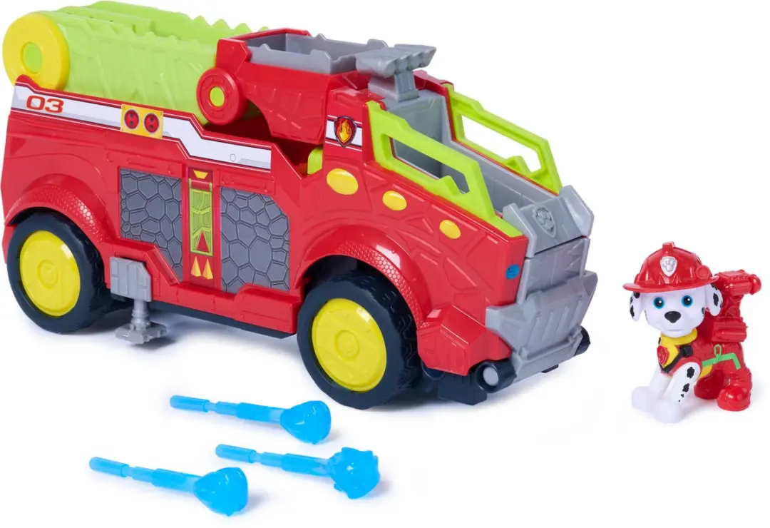 PAW Patrol Dino Rescue Marshall Speelgoedbrandweerwagen 6076167 - Meerkleurig