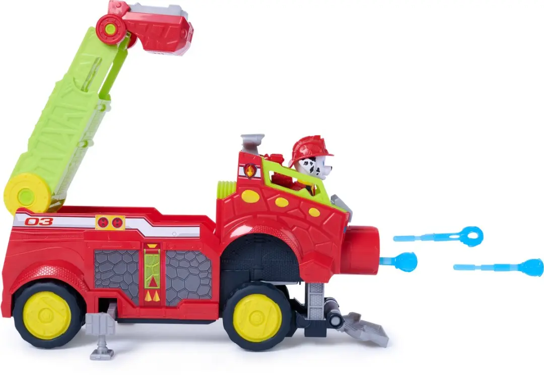 PAW Patrol Dino Rescue Marshall Speelgoedbrandweerwagen 6076167 - Meerkleurig