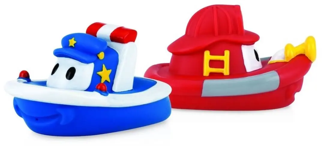 Nûby Badspeeltjes Bootje - Rood/Blauw
