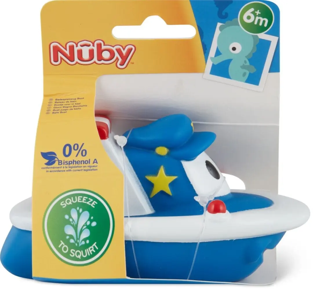 Nûby Badspeeltjes Bootje - Rood/Blauw