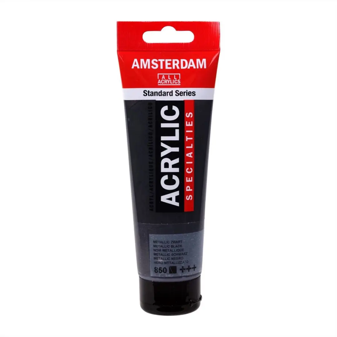 Amsterdam Acrylverf 120ml Metallic Zwart