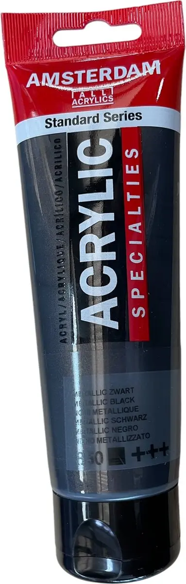 Amsterdam Acrylverf 120ml Metallic Zwart