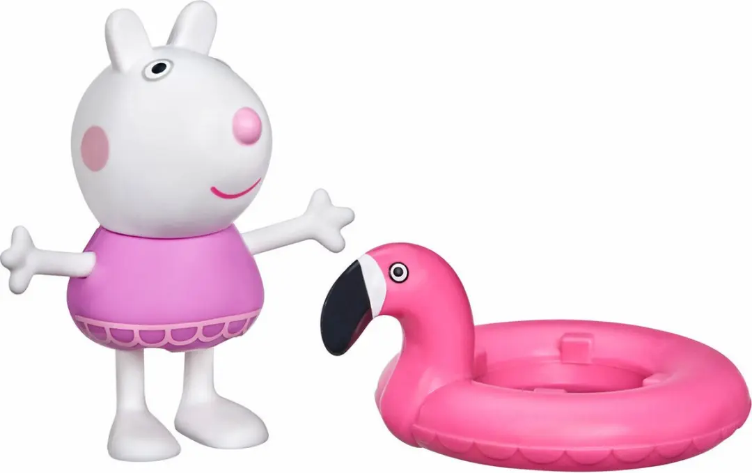 Peppa Pig Friend Suzy Sheep Speelfiguur - 6cm - Roze