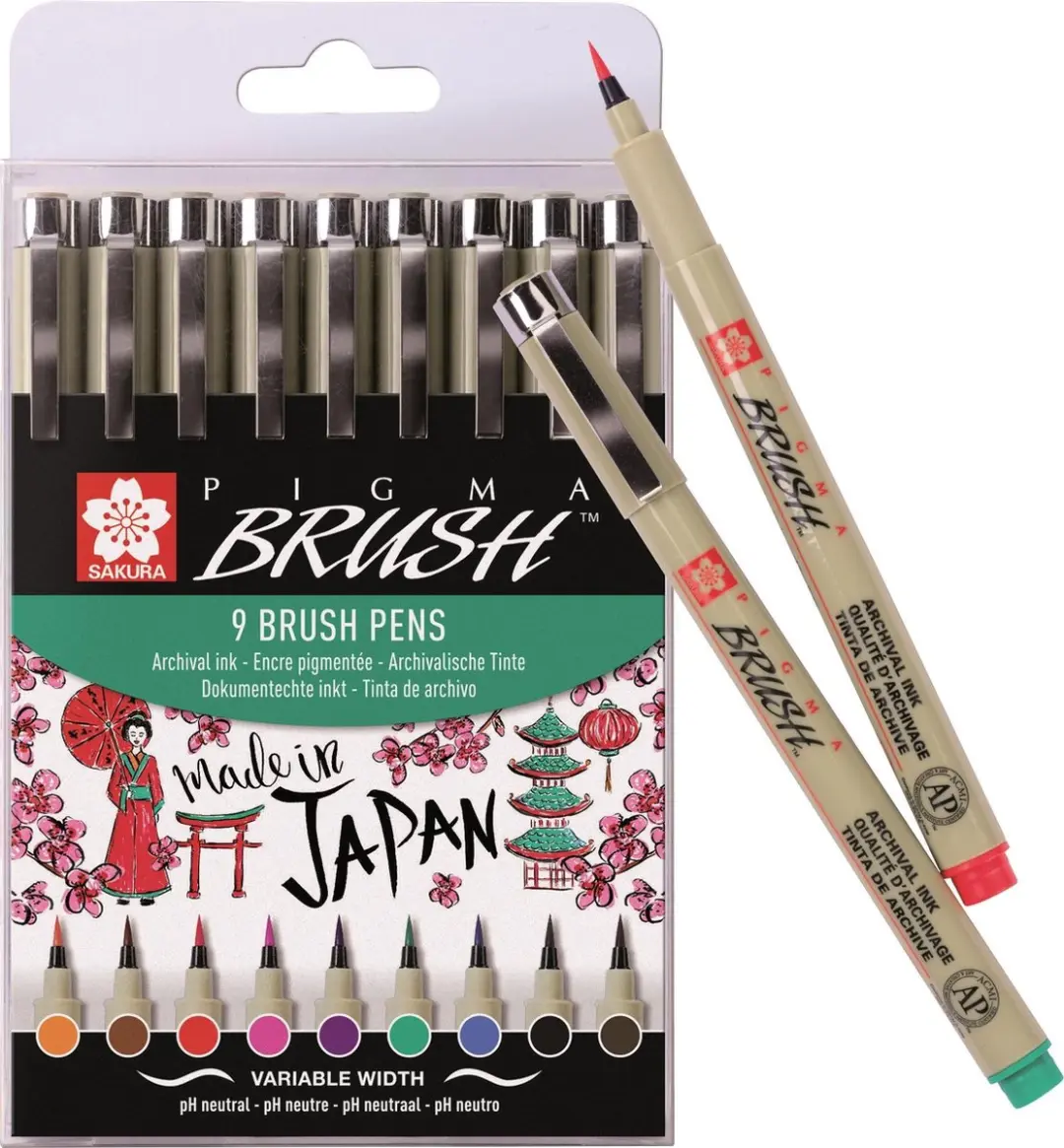 Sakura Pigma Penseel Etui
