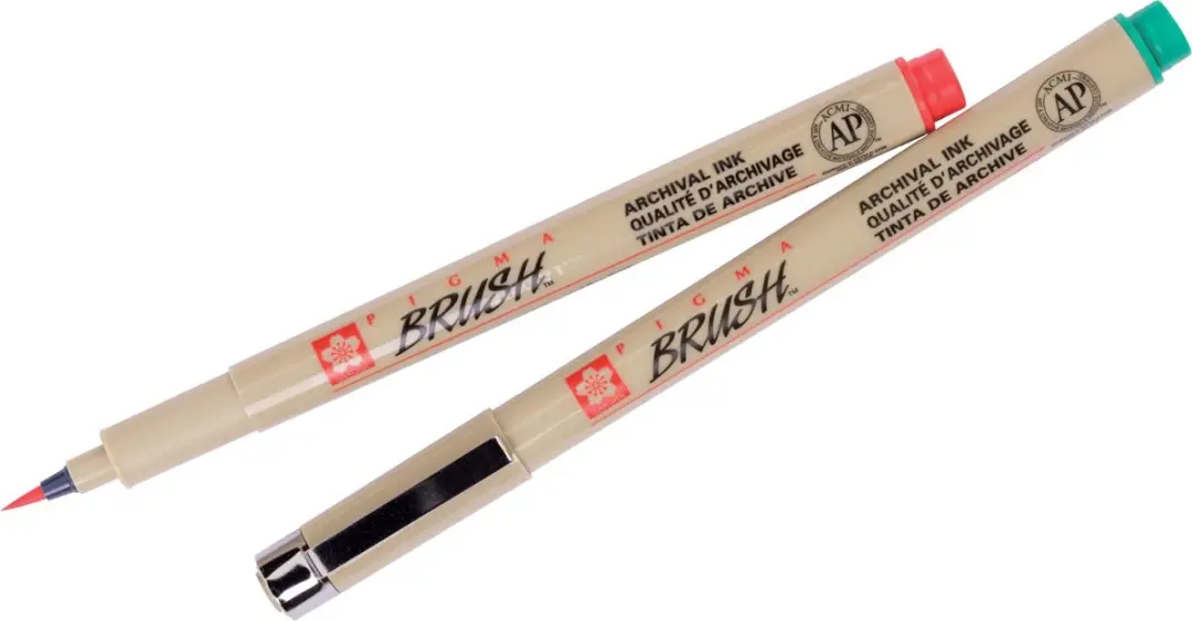 Sakura Pigma Penseel Etui - 9 Stuks Multicolor
