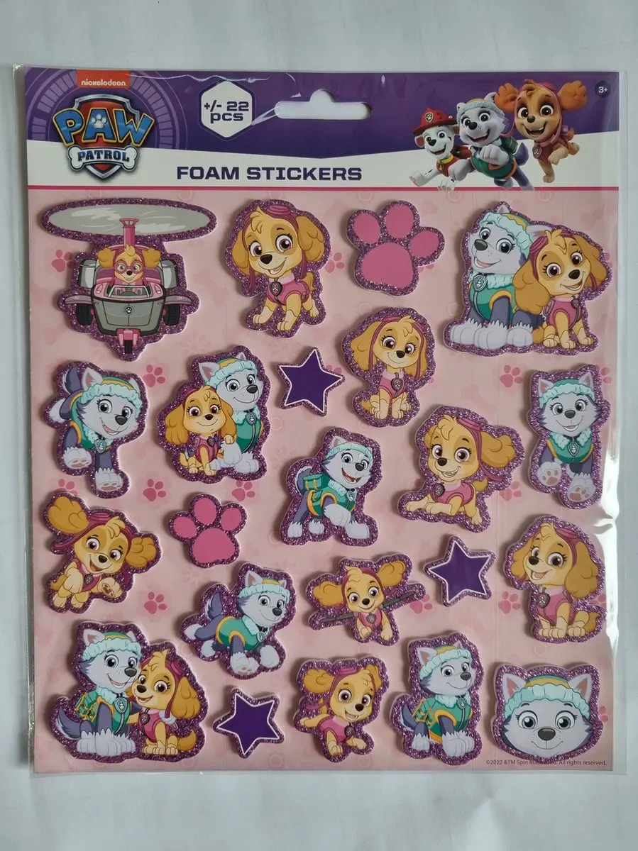 PAW Patrol Foam Stickers